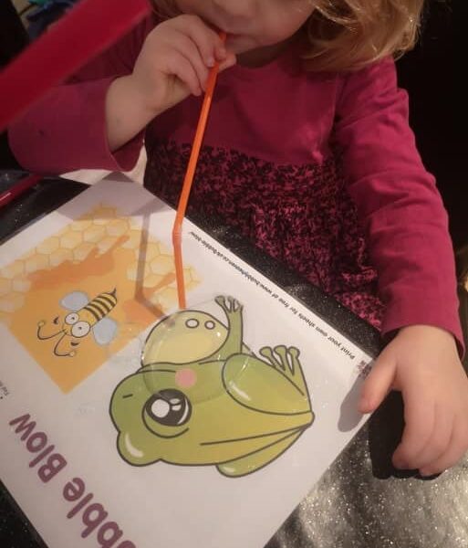 Free bubble blowing table top activity sheet free to download.