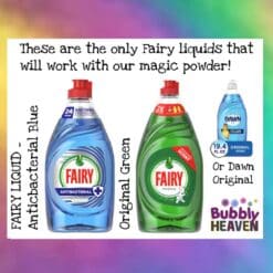 Giant bubble making only use Fairy Liquid or Dawn