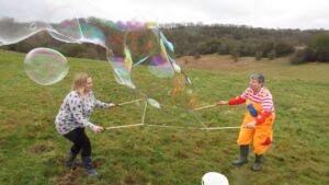 KIB kid inside a bubble wand