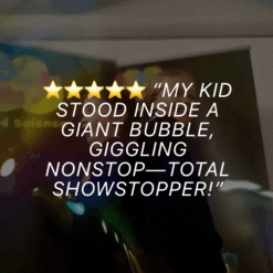 Stand-inside-a bubble kids kit showstopper quote