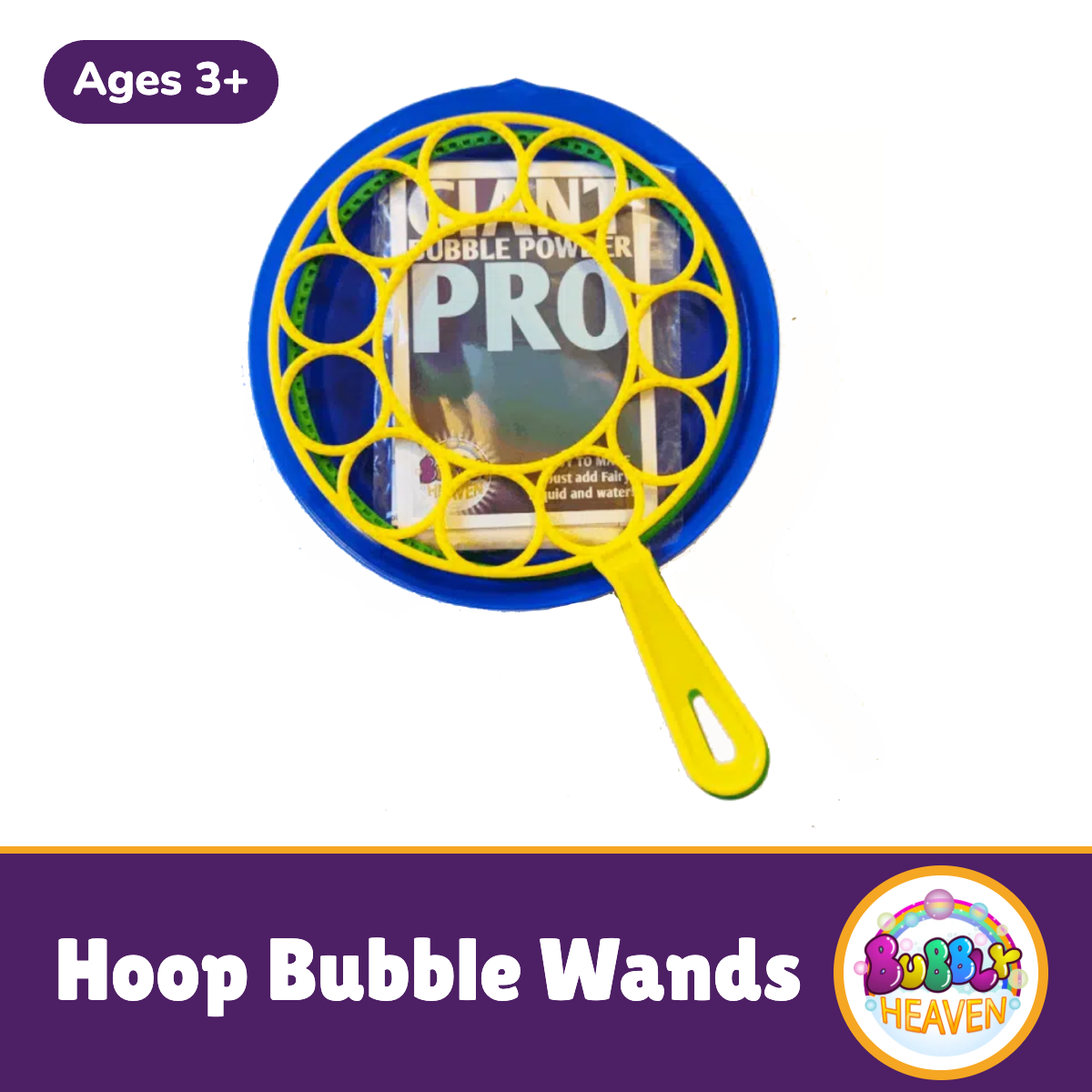 3pc bubble hoop and loop set