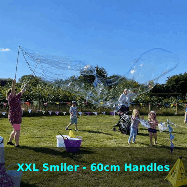 XXL smiler large bubble wand kit