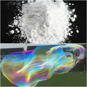 magic bubble powder makes giant bubble solution mixture. make bubble solution.