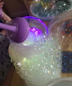 bubble foam sensory