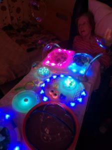 sensory room light bubble wand care home SEND kit