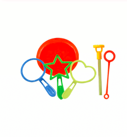 kids bubble blowing tool kit