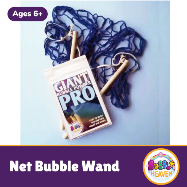 Net bubble wand for kids