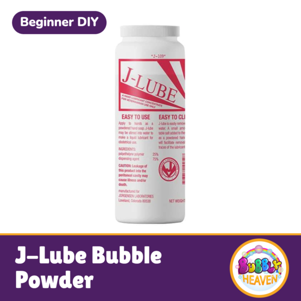 Beginner DIY j-lube bubble powder mixing