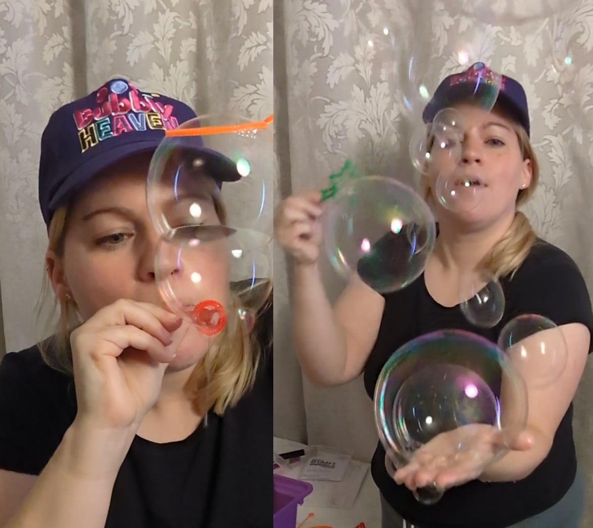 6pc bubble wand trick kit (1) bubble magic