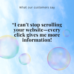 Can't stop scrolling bubble website training