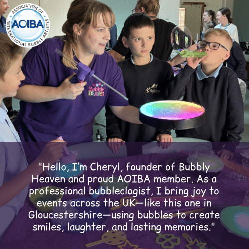 Cheryl CEO founder indoors bubble play activity shop