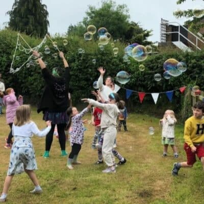 Bubble magic party entertainer Dudley Walsall