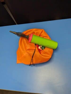 simple draw string balloon bag