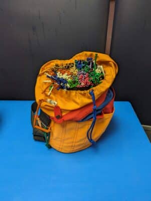 walkabout balloon bag modeller set up