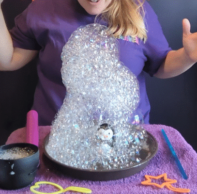 bubble foam play fun for kids indoors