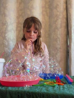 blowing bubble mountains