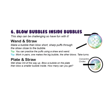blowing bubbles inside bubbles