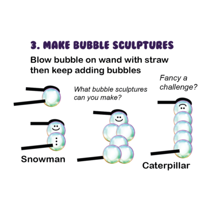bubble art scupltures magic tricks