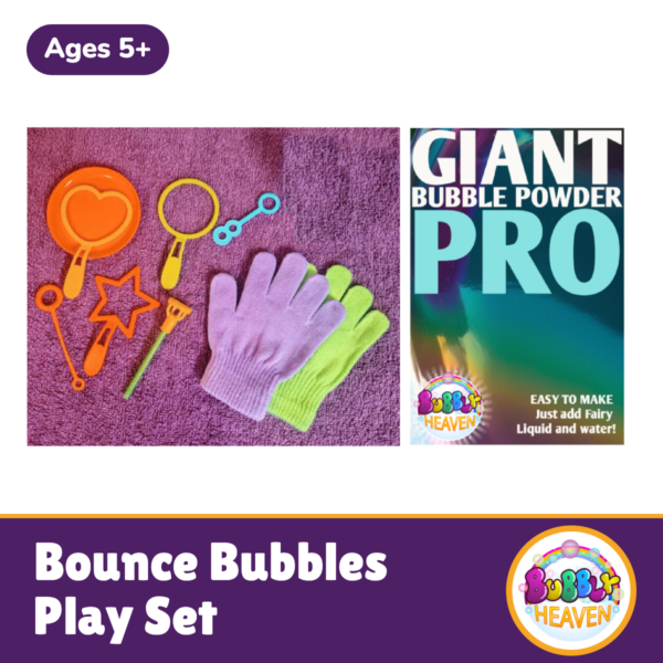 Bouncing bubbles play set for kids