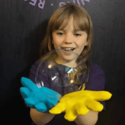 bouncing bubbles gloves and wands kit