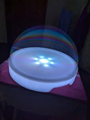 led bubble light table