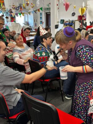 interactive sensory bubble show for SEND kids and adults party Gloucestershire