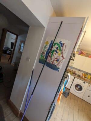DIY giant bubble wand, extendable large bubble wand poles