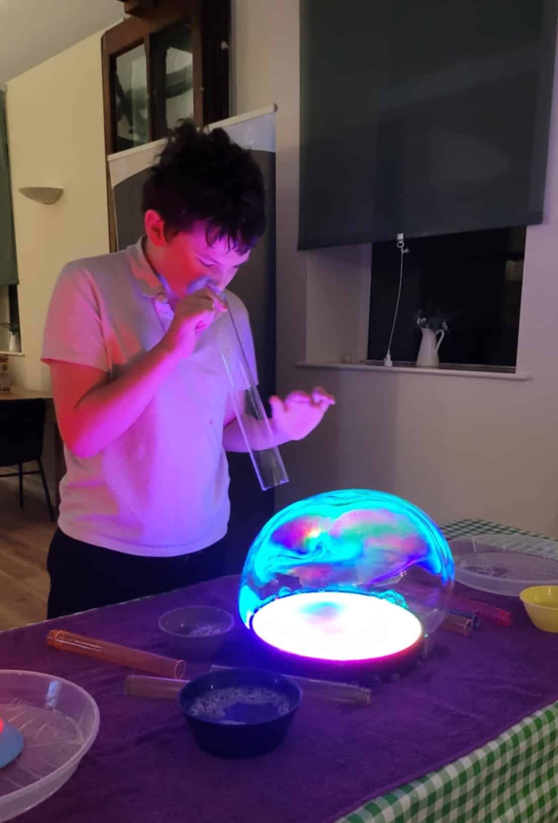 Fun Activity Sen Sensory Bubble Play Special Needs SEND - Fun Ideas Activity