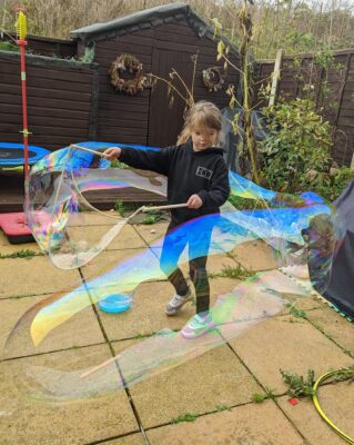 Junior bubble rope wand - kids making bubbles