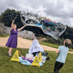 Large bubble fluid water solution for bubble party event entertainers artists