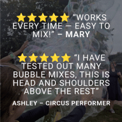 best bubble mixture testimonial