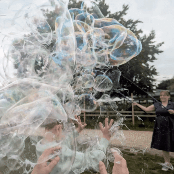 XXXL bubble wand poles massive for events