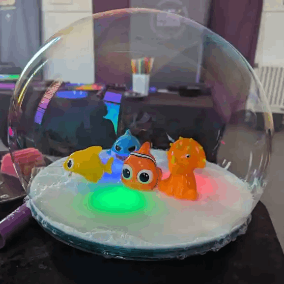 bubble workshop animals inside bubble activity for kids