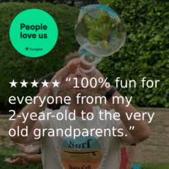 100% fun from parents grandparents kids bubble play kits