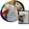Foam blower bubble toy