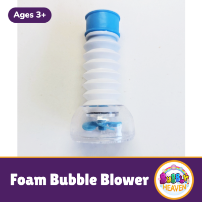 Bubble foam blower toy for kids