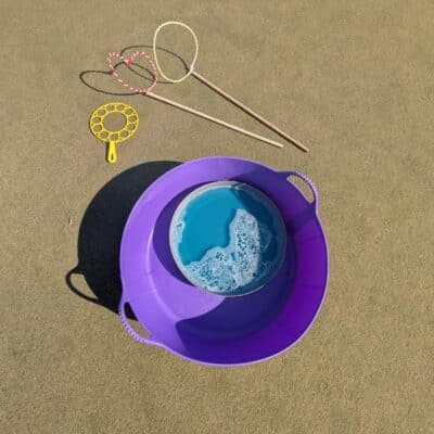 have a go buckets for giant bubble play