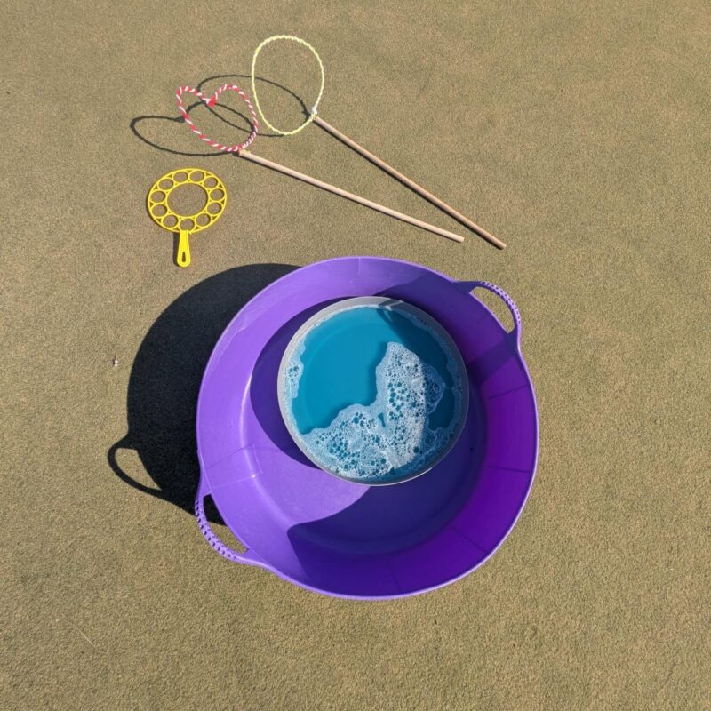 have a go buckets for giant bubble play