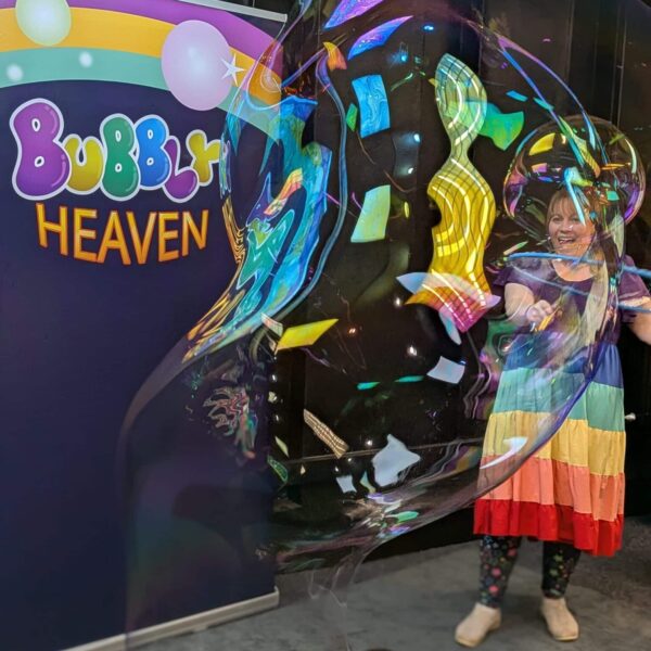 Magic bubble show for kids party in Bristol