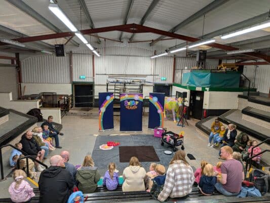 Bubble Show Set up for events