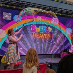 Bubble show live entertainment for kids events