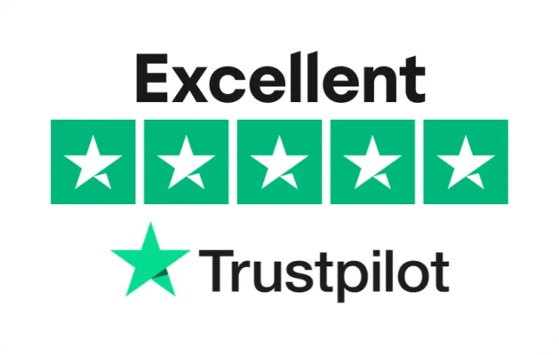 Excellent rating logo trust pilot