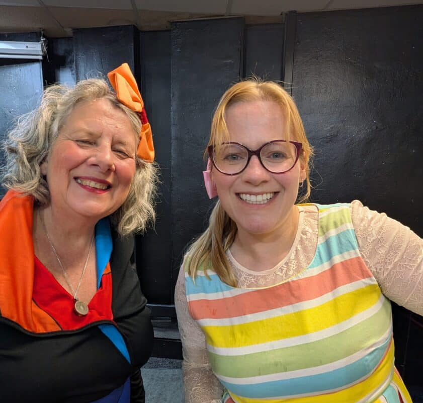 Cheryl and Caroline (aka Bubblz) teachers from Bubbly Heaven entertainer course