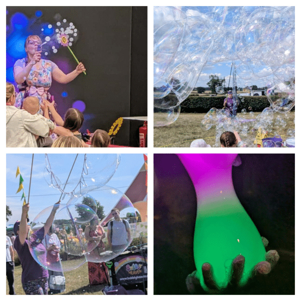 walkabout roaming bubble entertainment shows