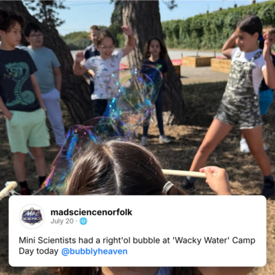 Customer advert - madsciencenorfolk